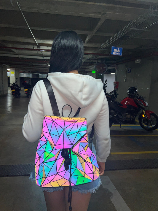 Bolso luminoso tornasol