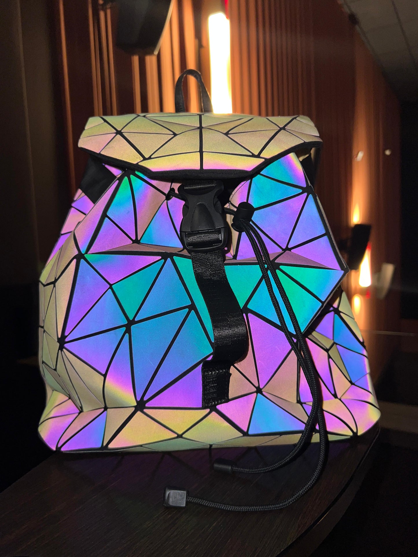 Bolso luminoso tornasol